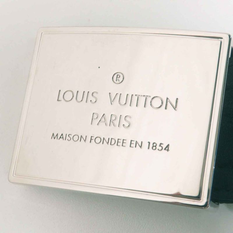 Louis Vuitton Ffco018flx Silk Blend With Belt Total Monogram Down Coat Black