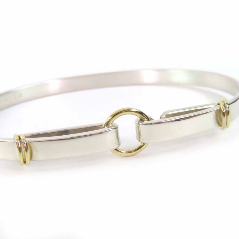 Tiffany & Co Vintage Combination Hook Bangle Bracelet Sv925 750