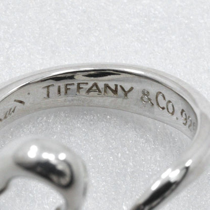 Tiffany & Co Open Heart Elsa Peretti Silver 925 Size 9 Ladies 4.7g Ring