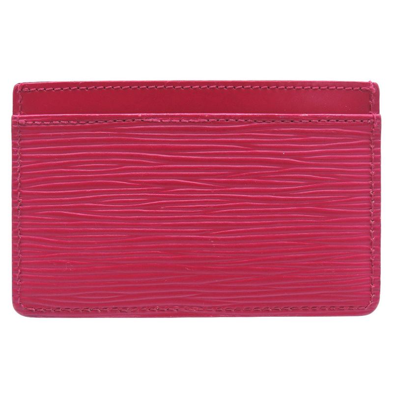 Louis Vuitton Porte Cult Surple Epi Fuchsia M60327 Card Case LV 0190 Louis
