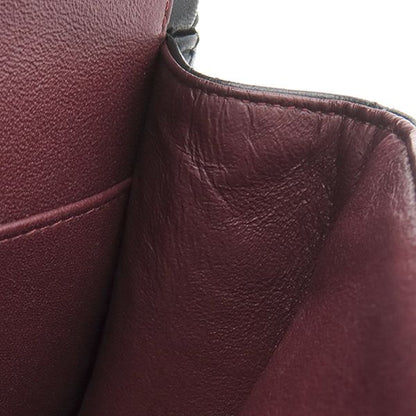 Chanel Shoulder Bag Matelasse 25 Flap Bag Lambskin Black Silver Hardware Black