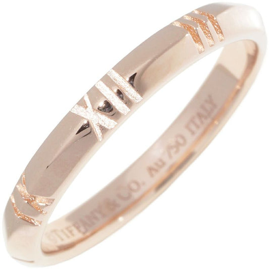 Tiffany & Co Ring 18K Pink Gold Atlas X Closed Narrow Ring Width 3mm (012in)