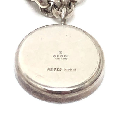 Gucci Necklace Circle Logo Sv925 Silver