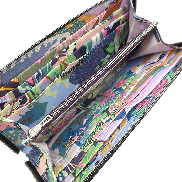 Hermes Long Azap Long Silk Quin Vaux Epson Black Silver Hardware Unused Black