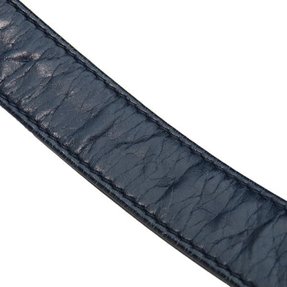 Chanel Shoulder Bag Boy Chanel Leather Navy Gunmetal Hardware Navy Blue Chain