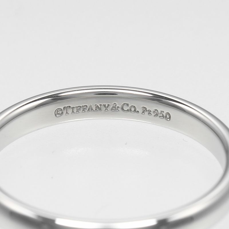 Tiffany & Co Forever Wedding Classic Band 3mm (0.12in) Model Pt950platinum #18