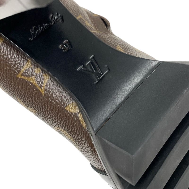 Louis Vuitton Star Trail Line Monogram Boots Short Boots Shoes Leather Brown