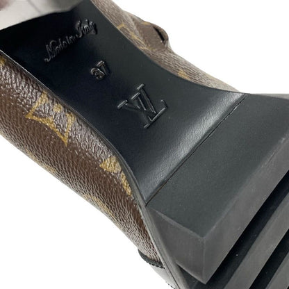 Louis Vuitton Star Trail Line Monogram Boots Short Boots Shoes Leather Brown