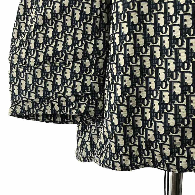 Christian DIOR | Oblique Technical Taffeta Jacquard Anorak Jacket BEE Embroidery