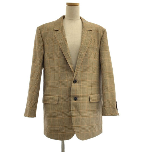 Celine - Wool Check 2B Single-breasted Tailored Jacket - Fully Lined - 36 -