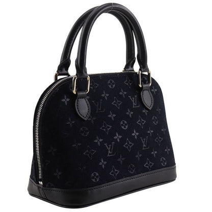 Louis Vuitton Little Alma M92146 Monogram Satin Black Sp0021 Ladies Handbag