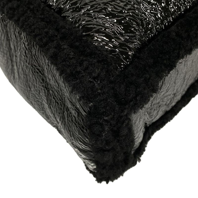 Gucci Tote Bag Soho Interlocking G 308982 Black Chain Shoulder Leather  Mouton