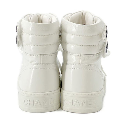Chanel Sneakers CC Logo 36 Shoes White White Black