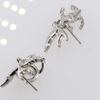 Chanel Earrings Bird Motif C25S Approx 6.8g Coco Mark Accessories H20807