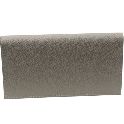 Hermes Zipper Long Wallet With Change Pocket Citizen Twill Long Combine Long