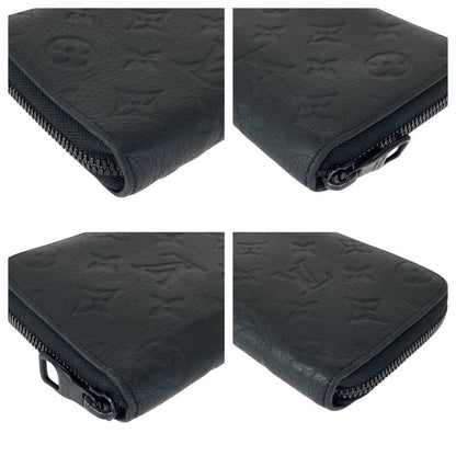 Louis Vuitton Monogram Empreinte Zippy Wallet Vertical Black Leather M69047