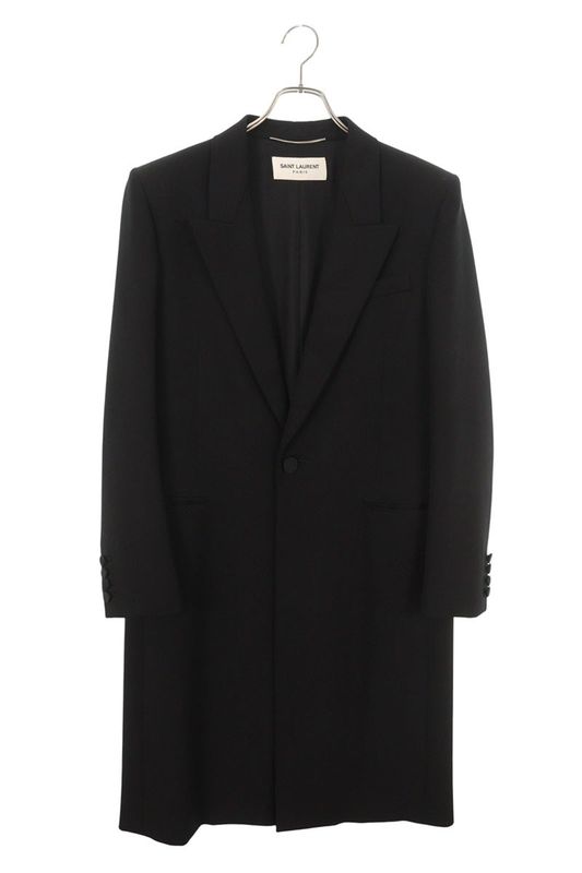 Saint Laurent Paris 730843 Y512w Bleather Coat Men's 46