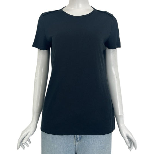 Chanel 09P T-shirt Short Sleeves Black Size 42