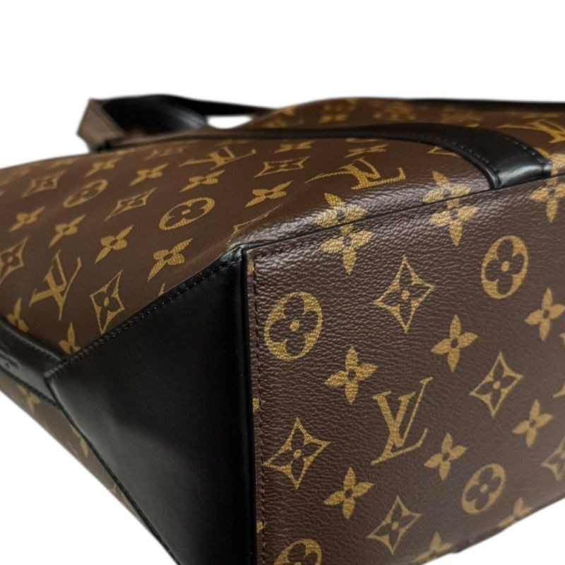Louis Vuitton Weekend Tote PM Monogram Macassar Shoulder Bag Monogram Macassar