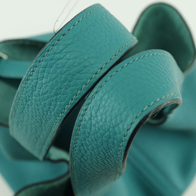 Hermes Picotin Lock MM Taurillon Clemence Green X Ladies Handbag