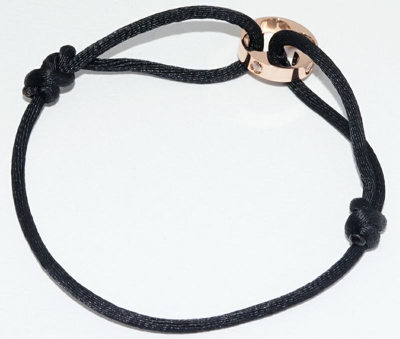 Louis Vuitton Bracelet Pendant Top 18K Pink Gold Diamond 4p(008ct) Bra Scuff