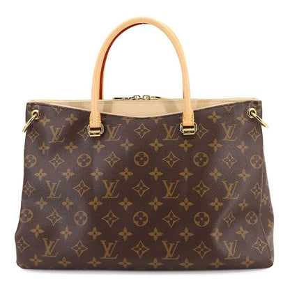 Louis Vuitton Monogram Pallas 2way Hand Shoulder Bag Dune M50066 Gold Hardware