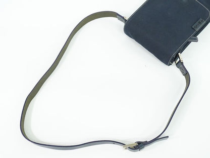 Authentic Fendi Canvas Shoulder Bag Pochette Navy 16071 Bag Pre-owned [follow-up