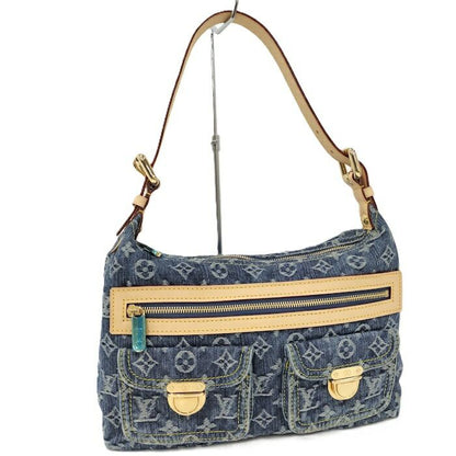 Louis Vuitton Baggy PM Handbag Monogram Denim Blue M95049