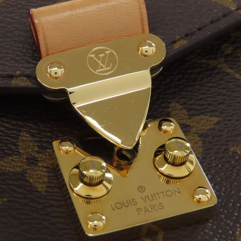 Louis Vuitton M46279 Pochette Metis EW Handbag Monogram Canvas Women