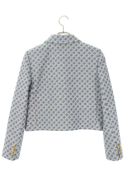 Celine Rv07w0g10.05bd Triomphe All Over Trucker Jacket Blouson Women 34