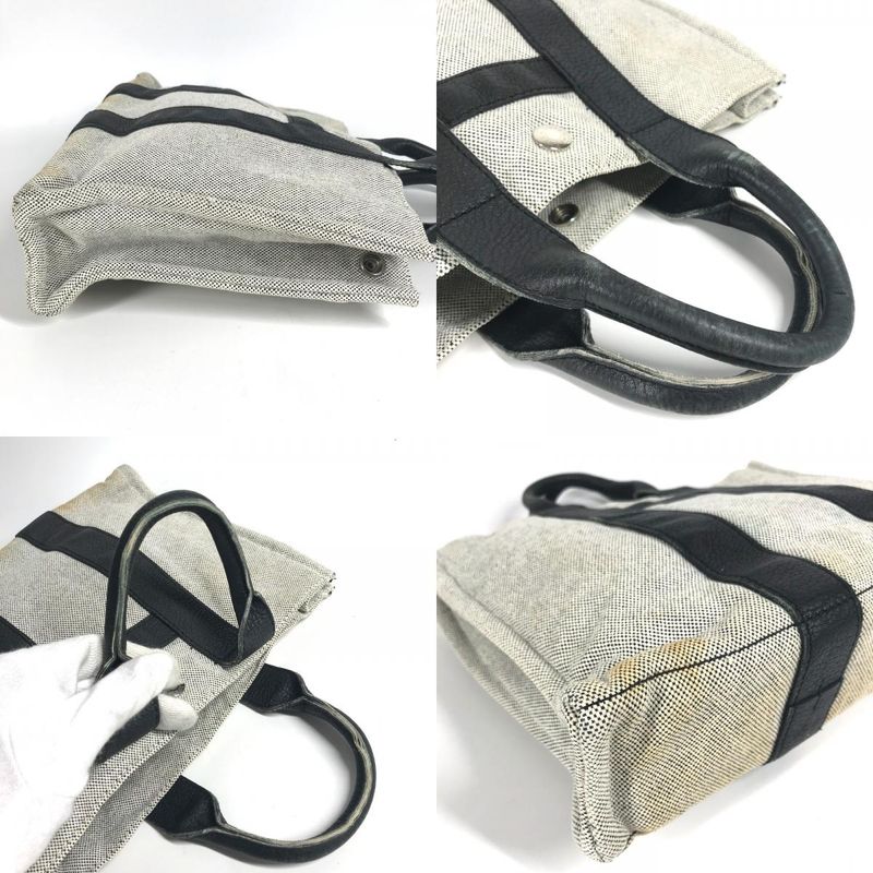 Hermes Handbag Sac Arne PM Sac Arne PM Toile Ash Black