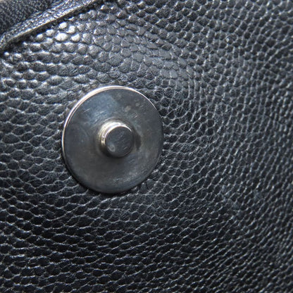 Chanel Matelasse Chain Shoulder Silver Hardware 2WAY Shoulder Bag Grained