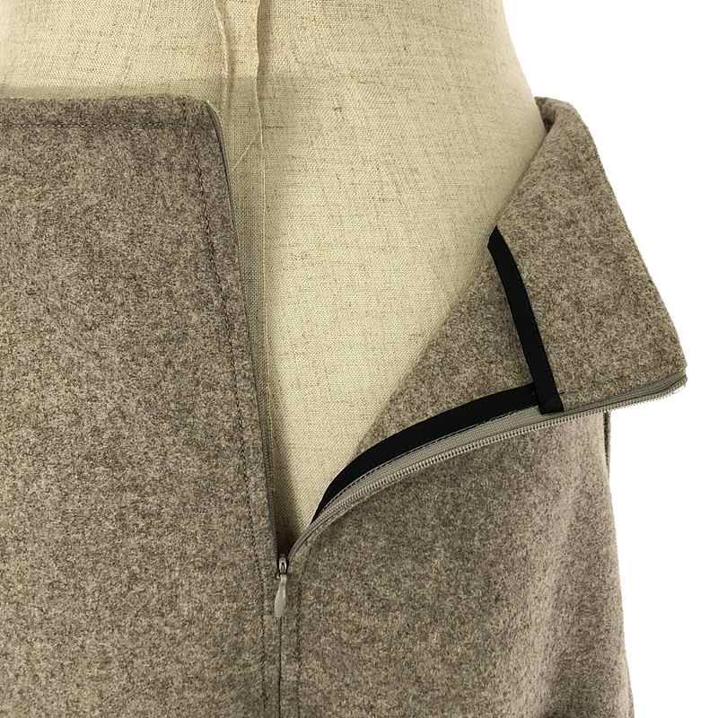 Bottega Veneta - 2023-2024aw - Riverbed Melange Flared Long Skirt - 36 - Light