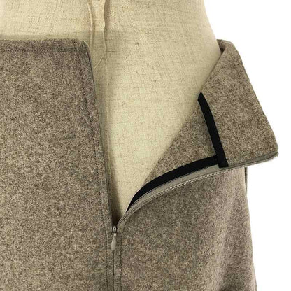 Bottega Veneta - 2023-2024aw - Riverbed Melange Flared Long Skirt - 36 - Light