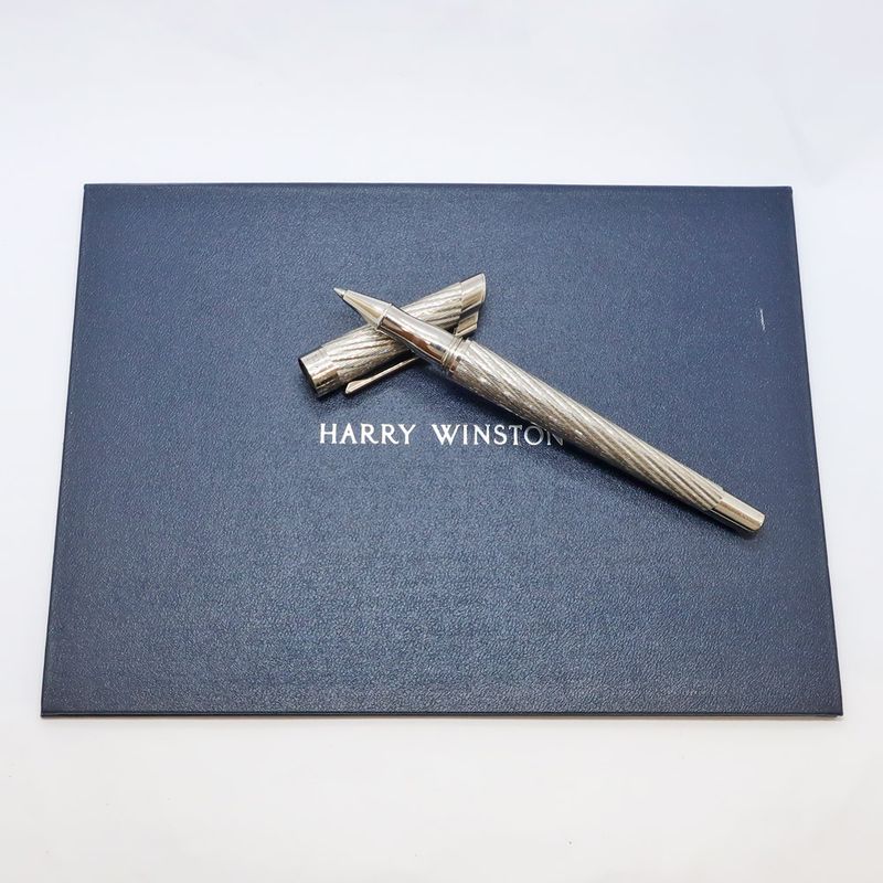 Harry Winston Ballpoint Pen Diamond Writing Instrument Men's Women's