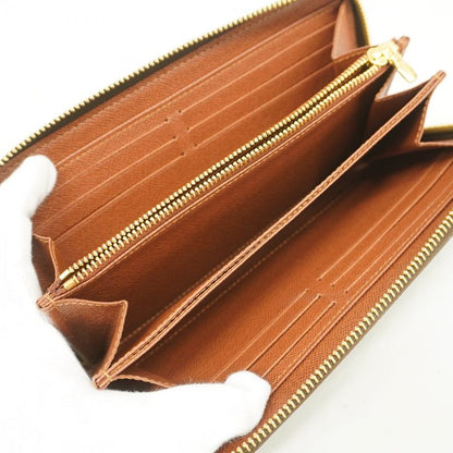 Louis Vuitton Long Wallet Monogram Zippy Wallet M42616 Brown Men Women Unisex
