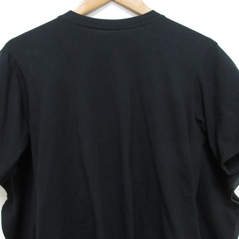 Good Celine Phoebe Period Leather Trim Layered Cut and Sewn Size S Black