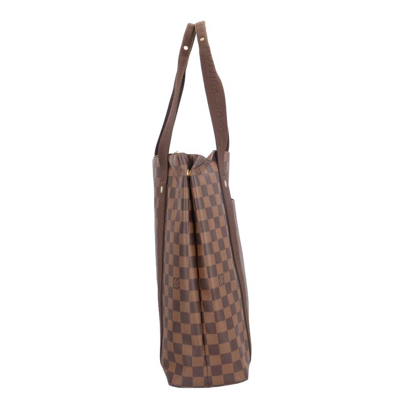 Louis Vuitton Cabas Bobol Damier Tote Bag Damier Canvas N52006 Brown Ladies