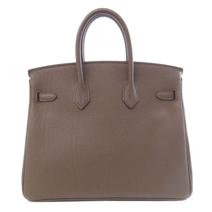 Hermes Birkin 25 Silver Hardware Handbag Togo Women