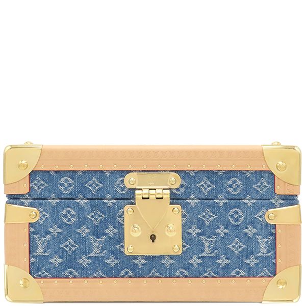 Louis Vuitton Small Accessories Coffret Trésor 24 Monogram Denim Monogram Denim