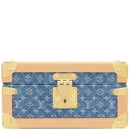 Louis Vuitton Small Accessories Coffret Trésor 24 Monogram Denim Monogram Denim