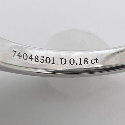 Tiffany & Co Ring Solitaire Diamond Ring JP6 Pt950