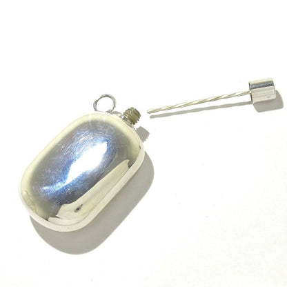 Hermes Pendant Top - Silver Perfume Bottle