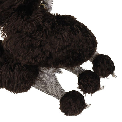 Gucci Poodle Bag Charm Guccioli GG Supreme Canvas Brown Unisex Key Holder