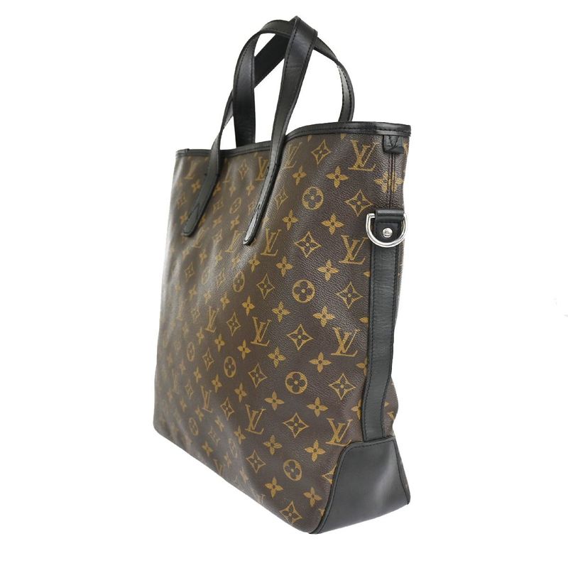 Louis Vuitton Tote Bag Divis Macassar Black Brown Monogram M56708 70fa448
