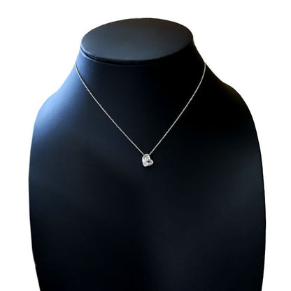 Tiffany & Co Necklace Full Heart 925 Silver Approx 3.5g Silver Elsa Peretti