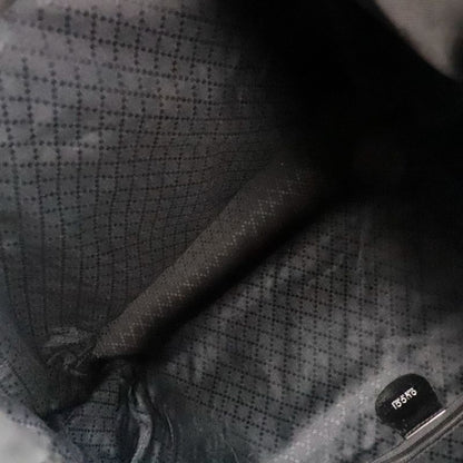 Gucci Bamboo Bag 002-2058-0412-5 Nylon Canvas And Leather Black Unisex Tote Bag