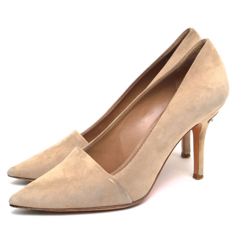 Vuitton/Louis Vuitton Pumps Shoes Ladies Women Suede Leather Genuine Leather