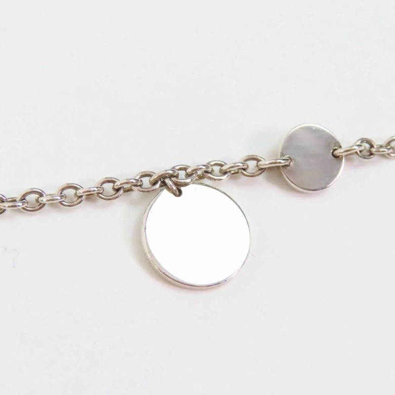 Hermes 2020 Confettis Confetti Long Necklace Sv925 Au750 Silver Gold With Box