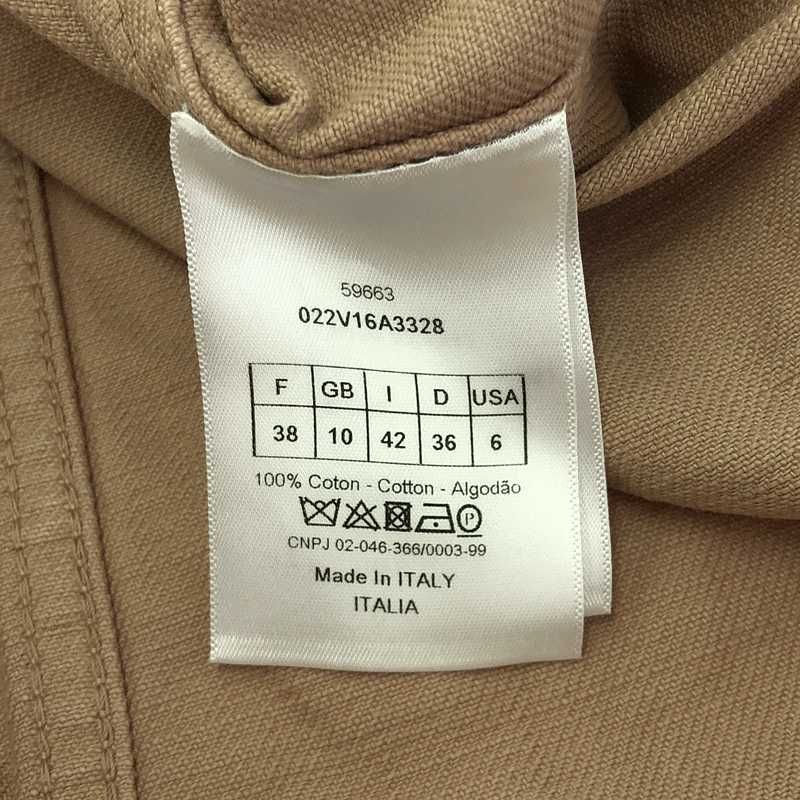 Christian DIOR - Bee Embroidered Denim Jacket Damaged Denim Jacket - 38 - Pink